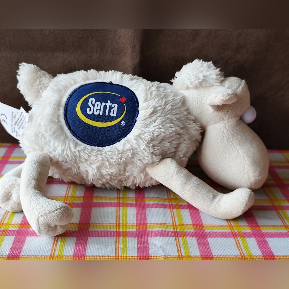 Serta Sheep #1 Mattress Company Plush Beanie Stuffed Animal Curto Toy 2000 Promo